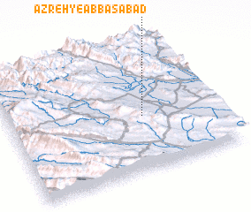 3d view of Azreh-ye ‘Abbāsābād