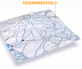 3d view of Tāzeh Kand-e ‘Eydlū