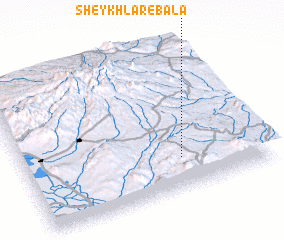 3d view of Sheykhlar-e Bālā