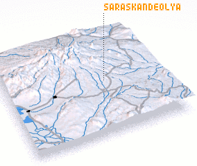 3d view of Sarāskand-e ‘Olyā