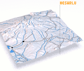 3d view of Ḩeşārlū