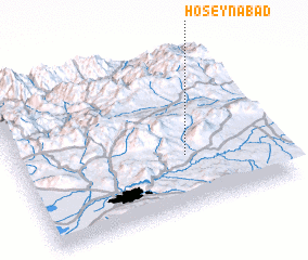 3d view of Ḩoseynābād