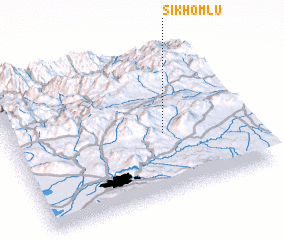 3d view of Sīkhomlū