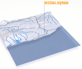 3d view of Ḩişn al ‘Uqmah