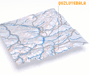 3d view of Qūzlū-ye Bālā