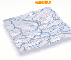 3d view of Qameshlū