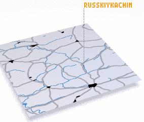 3d view of Russkiy Kachim