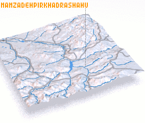 3d view of Emāmzādeh Pīr Khadrāshāhū
