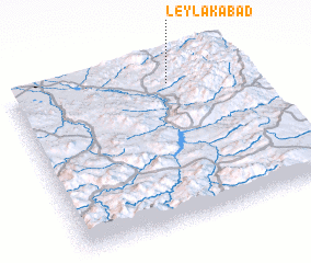 3d view of Leylakābād