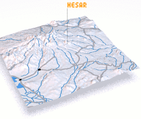 3d view of Ḩeşār