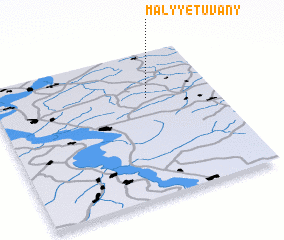 3d view of Malyye Tuvany