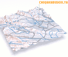 3d view of Choqā Kabūd-e ‘Olyā