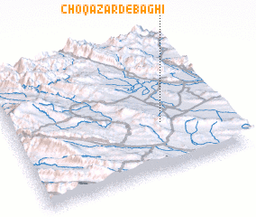 3d view of Choqā Zard-e Bāghī