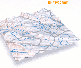 3d view of Khersābād