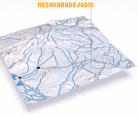 3d view of Meshkābād-e Jadīd