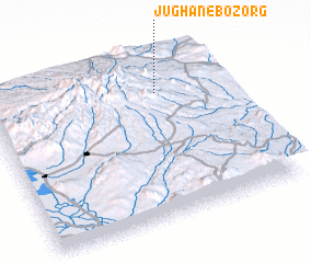 3d view of Jūghān-e Bozorg