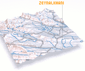 3d view of Zeynal Khānī