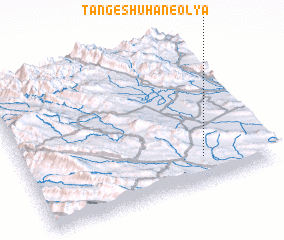 3d view of Tang-e Shūhān-e ‘Olyā