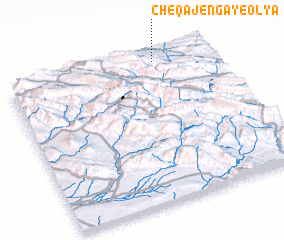 3d view of Cheqā Jengā-ye ‘Olyā