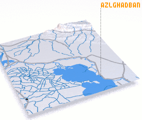 3d view of ‘Azl Ghaḑbān