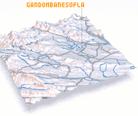 3d view of Gandombān-e Soflá