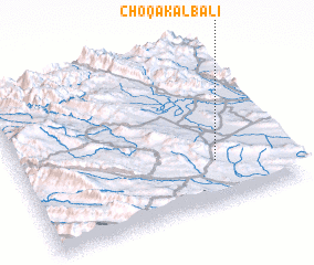 3d view of Choqā Kalb‘alī