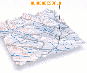 3d view of ‘Alīābād-e Soflá