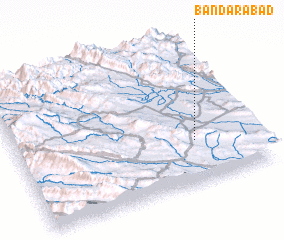 3d view of Bandarābād