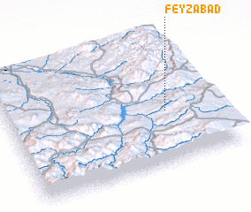 3d view of Feyẕābād