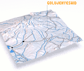 3d view of Golūjeh-ye Sa‘īd