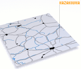 3d view of Kazakovka