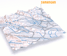 3d view of Samangān