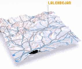 3d view of Lāleh Bejān