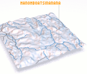 3d view of Manombo Atsinanana