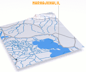 3d view of Marhaj Khalīl