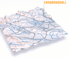 3d view of Choqā Naqd ‘Alī