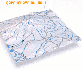 3d view of Qareh Chāy-e Ḩājjī ‘Alī