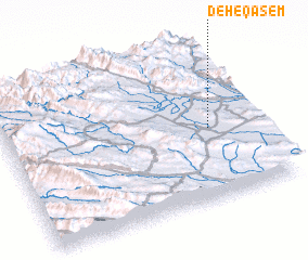 3d view of Deh-e Qāsem