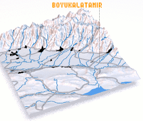 3d view of Böyük Alatǝmir