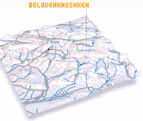 3d view of Belāveh Khoshkeh