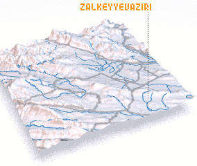 3d view of Z̄ālkey-ye Vazīrī