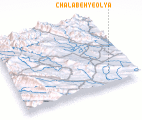 3d view of Chālābeh-ye ‘Olyā