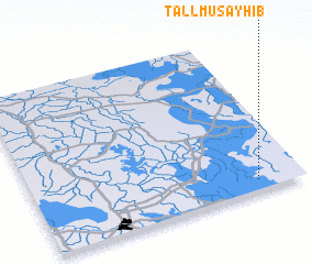 3d view of Tall Musayḩib