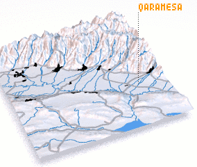 3d view of Qarameşǝ