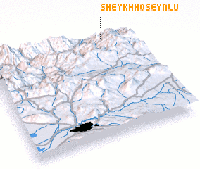 3d view of Sheykh Ḩoseynlū