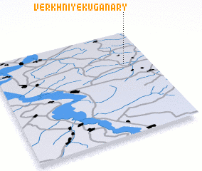 3d view of Verkhniye Kuganary