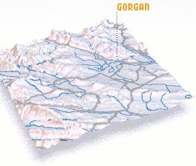 3d view of Gorgān