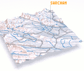 3d view of Sar Cham