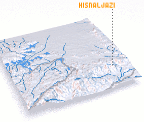 3d view of Ḩişn Āl Jāzi‘