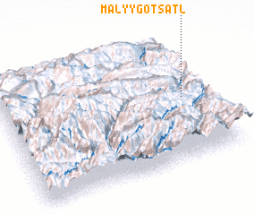 3d view of Malyy Gotsatl\